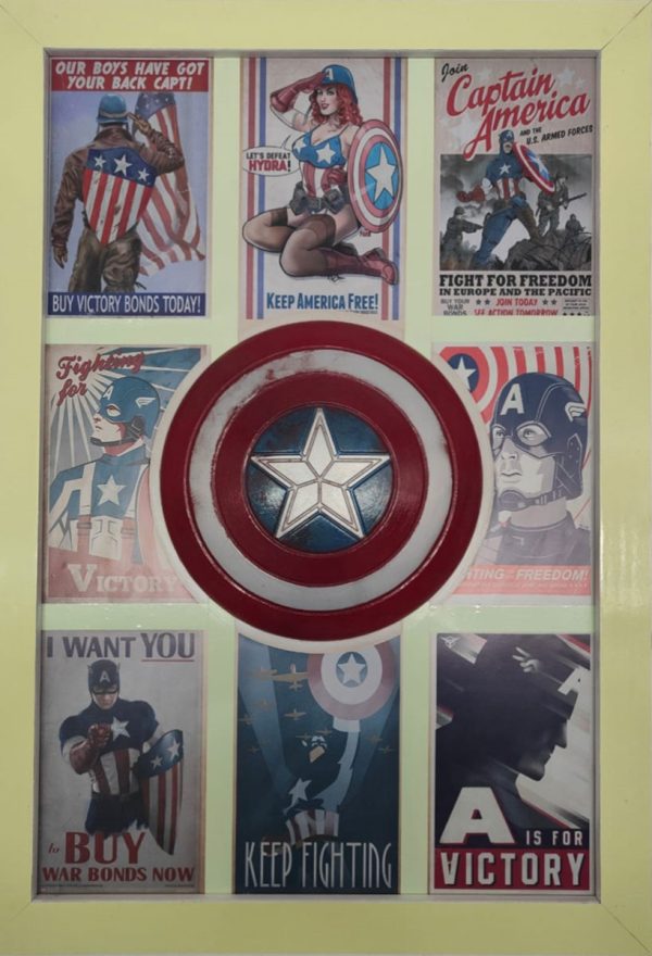 Vendita online opera dal titolo “Capitan America Vintage” realizzata dall'artista contemporaneo Fabio Tolu Acquista online l'opera dal titolo "Capitan America Vintage" realizzata dall'artista contemporaneo Fabio Tolu Acquista online il quadro dell'artista Fabio Tolu dal titolo "Capitan America Vintage"